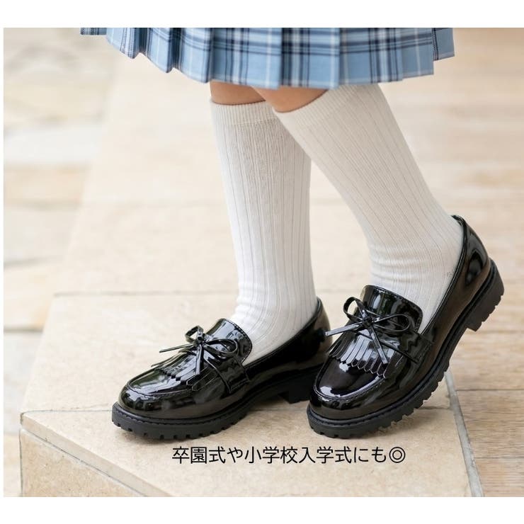 女の子靴 リボンキルトローファー[18 19 | Catherine Cottage | 詳細画像9 
