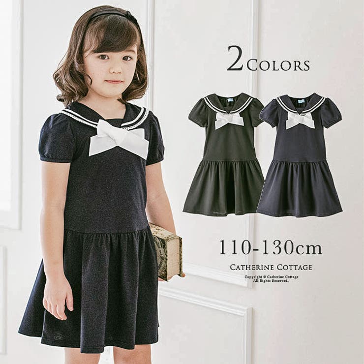 キッズワンピース 半袖 セーラーカットソーワンピース 品番 Catk Catherine Cottage キャサリンコテージ のキッズファッション通販 Shoplist ショップリスト