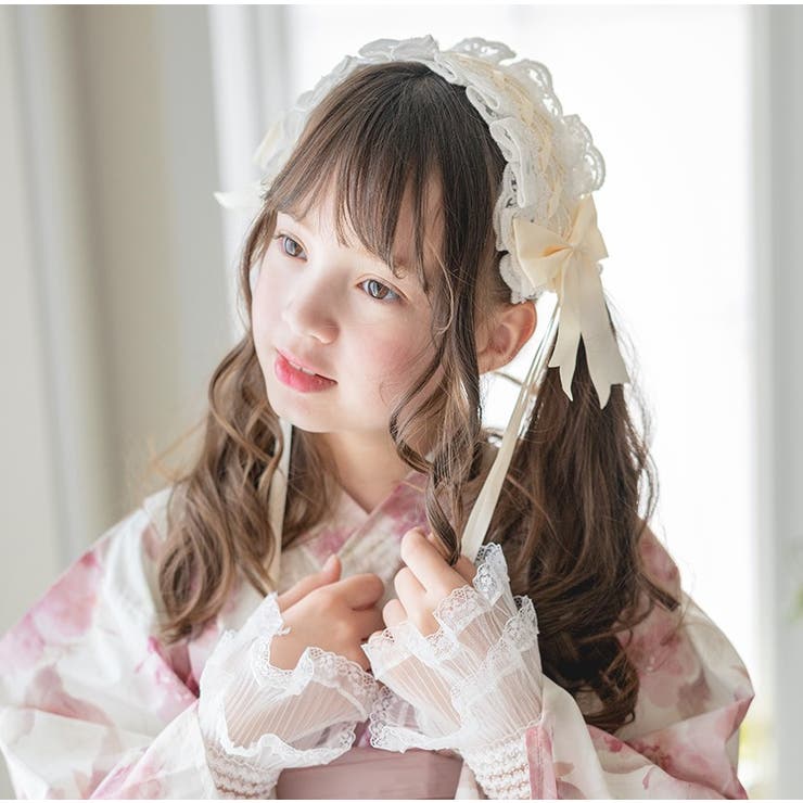 レースアップリボンヘッドドレス アクセサリー ヘアアクセサリー | Catherine Cottage | 詳細画像4 