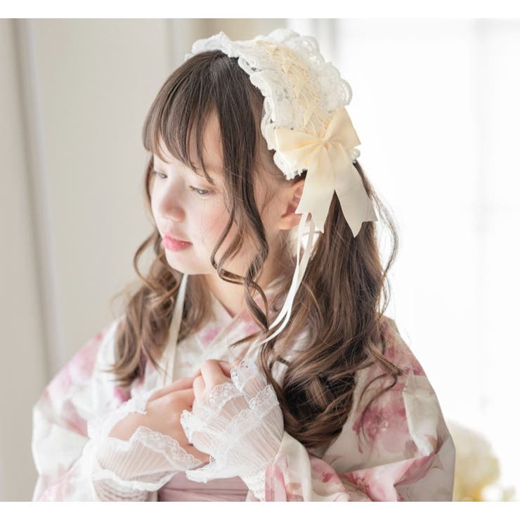 レースアップリボンヘッドドレス アクセサリー ヘアアクセサリー | Catherine Cottage | 詳細画像5 