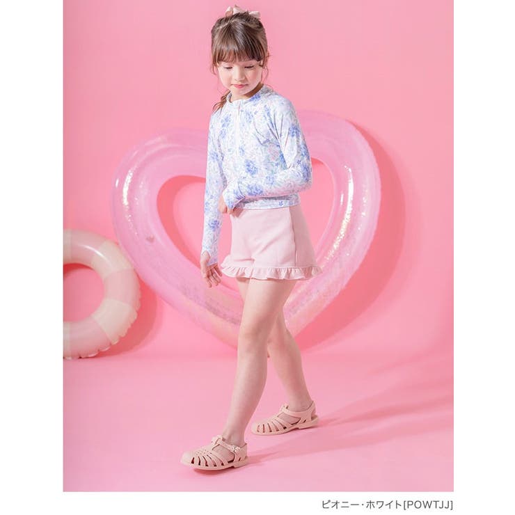 キッズ女の子水着 ラッシュガード&フリルパンツセット セパレート | Catherine Cottage | 詳細画像7 