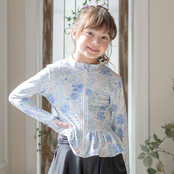 ピオニー・ホワイト[POWTJJ] | キッズ ジュニア ガーリーフリル | Catherine Cottage