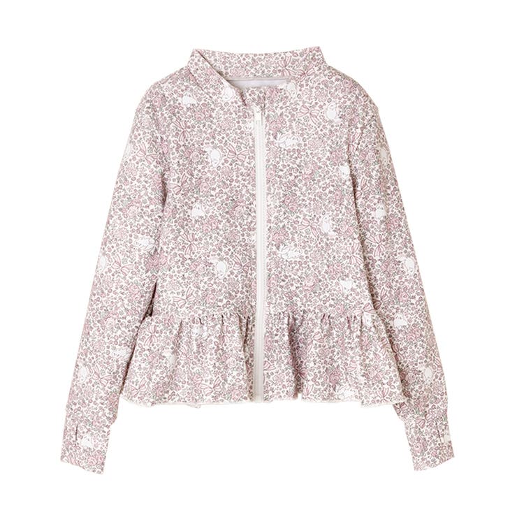 小花柄猫・ピンク[CPNKJJ] | キッズ ジュニア ガーリーフリル | Catherine Cottage