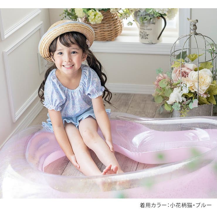 パフ袖トップス＆フリルパンツ水着セット パフスリーブスイムウェア セパレート上下… | Catherine Cottage | 詳細画像3 