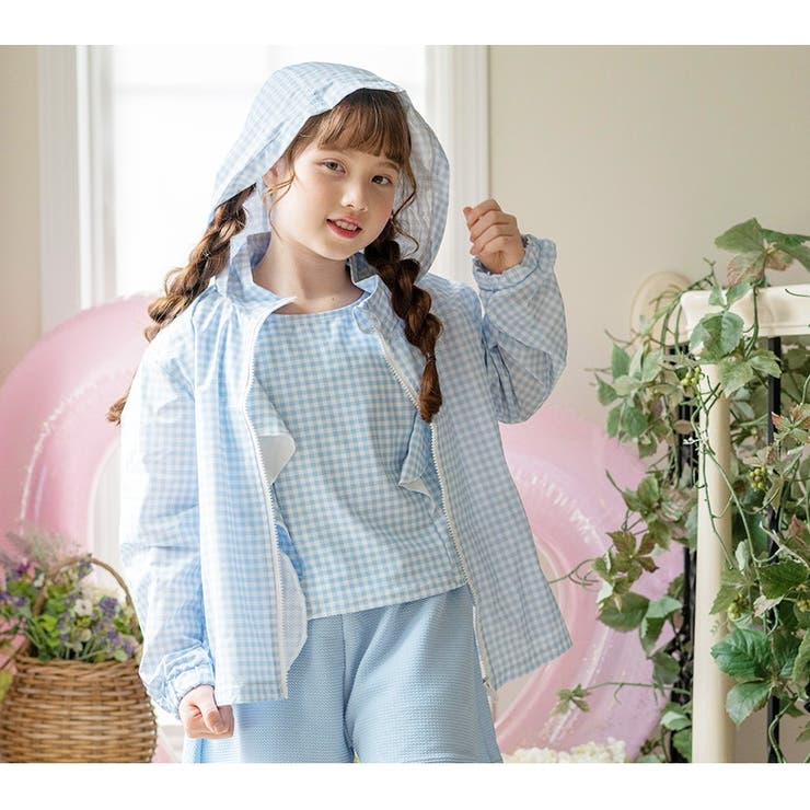 風よけ日除けにもなる！キッズレインパーカー ウインドブレーカー カジュアル | Catherine Cottage | 詳細画像24 