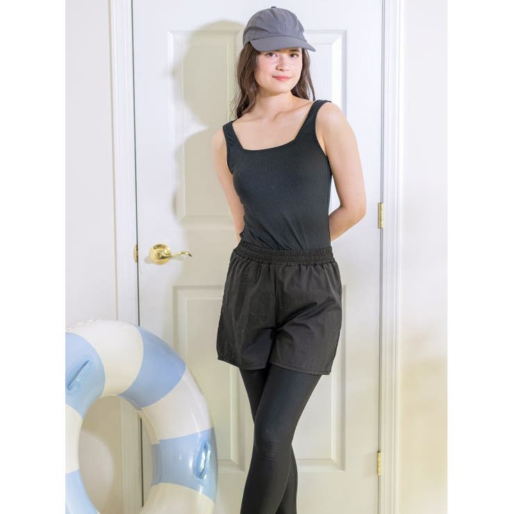 レディースリブスイムウェア4点セット 水着 セットアップ | Catherine Cottage | 詳細画像10 