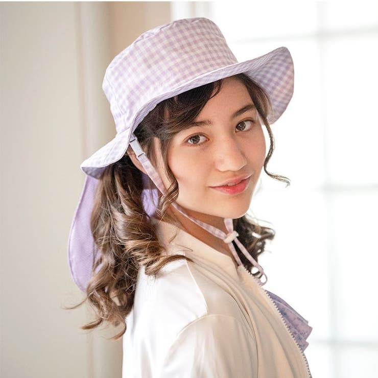 日よけ付きハット リボン UV対策 | Catherine Cottage | 詳細画像15 