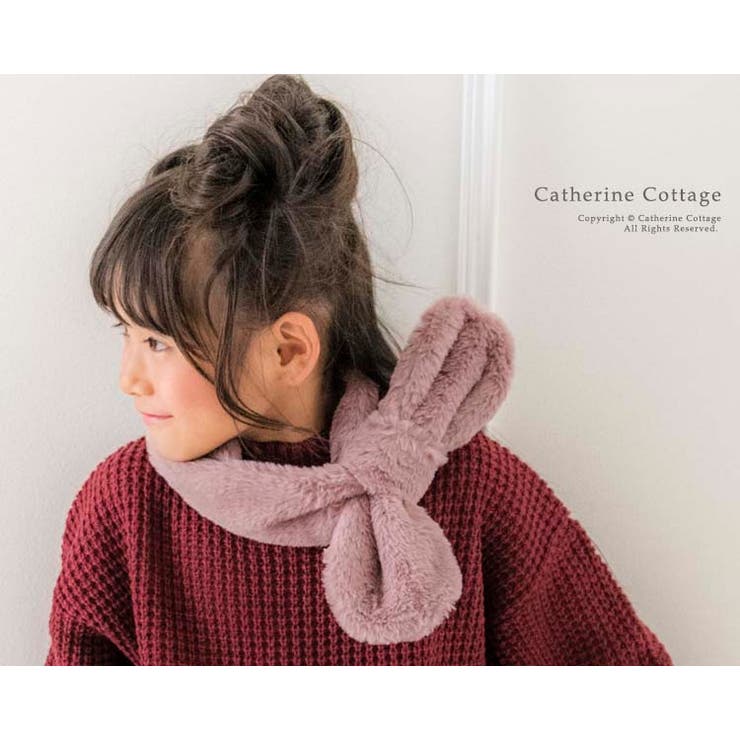 キッズ 女の子 マフラー[品番：CATK0003091]｜Catherine Cottage