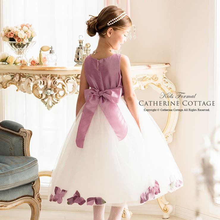 子供ドレスジュニアドレス 花びら揺れるロマンティックドレス結婚式 キッズ 品番 Catk Catherine Cottage キャサリンコテージ のキッズファッション通販 Shoplist ショップリスト
