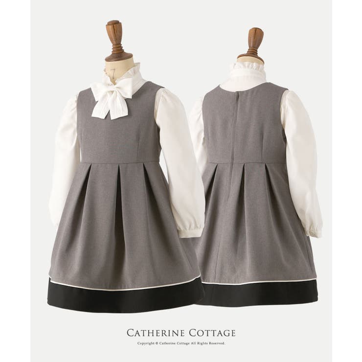 入学式 女の子 スーツ立ち襟ブラウス おしゃれ配色モノトーンスーツセット卒園式 品番 Catk Catherine Cottage キャサリンコテージ のキッズファッション通販 Shoplist ショップリスト