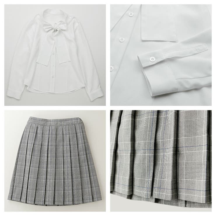 女子スーツ チェックプリーツスカート＆ダブルボタンジャケット スーツセット | Catherine Cottage | 詳細画像24 