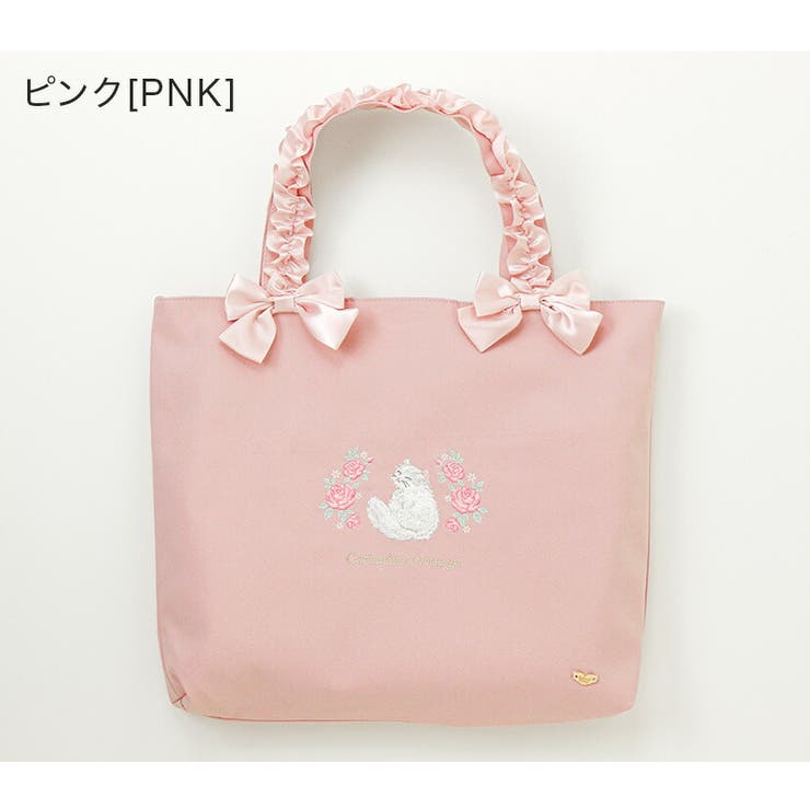 仲良し猫 刺繍バッグ （レッド） - Atsuko Matano 公式
