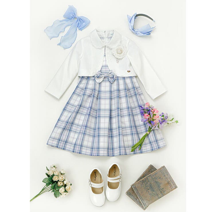 丸襟ワンピースとボレロのアンサンブル 入学式 女の子スーツ | Catherine Cottage | 詳細画像4 