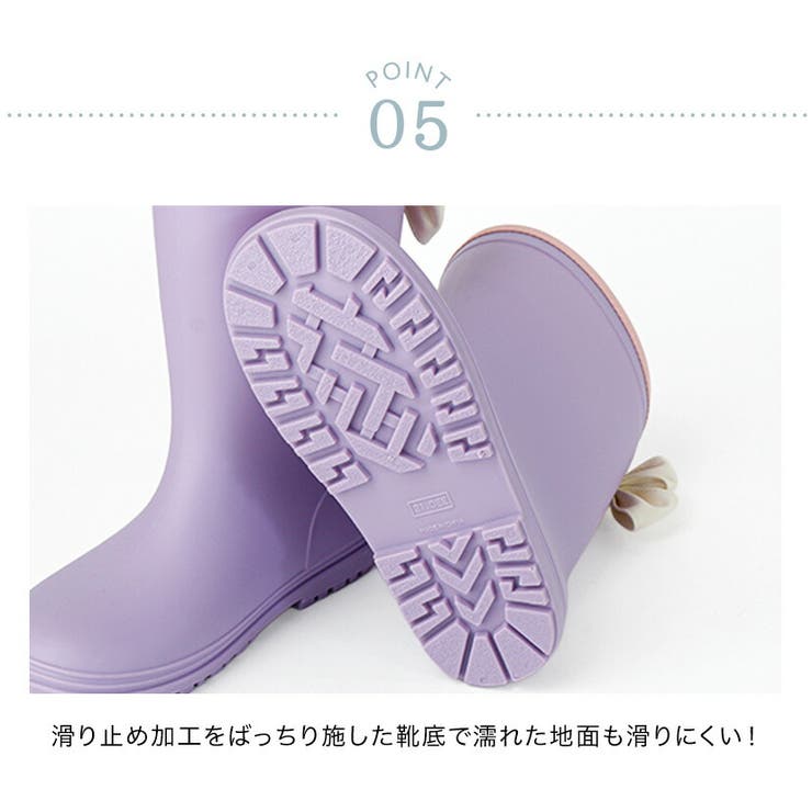 バックリボンレインブーツ 長靴 レインブーツ | Catherine Cottage | 詳細画像18 