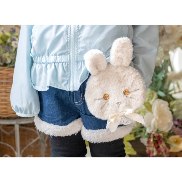 ふわふわアニマル移動ポケット 女の子 ファスナー | Catherine Cottage | 詳細画像7 