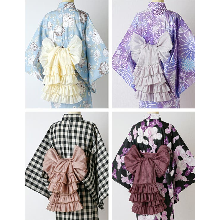 ティアードフリルしわ兵児帯 へこ帯 帯単品 | Catherine Cottage | 詳細画像17 