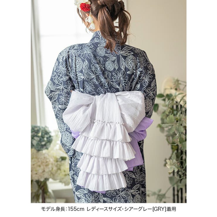 ティアードフリルしわ兵児帯 へこ帯 帯単品 | Catherine Cottage | 詳細画像13 