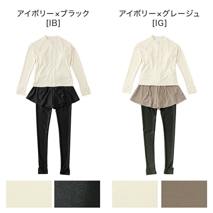 トレンカ一体型ショートパンツと長袖ラッシュガードの優秀水着セット キッズ 女の子 | Catherine Cottage | 詳細画像12 