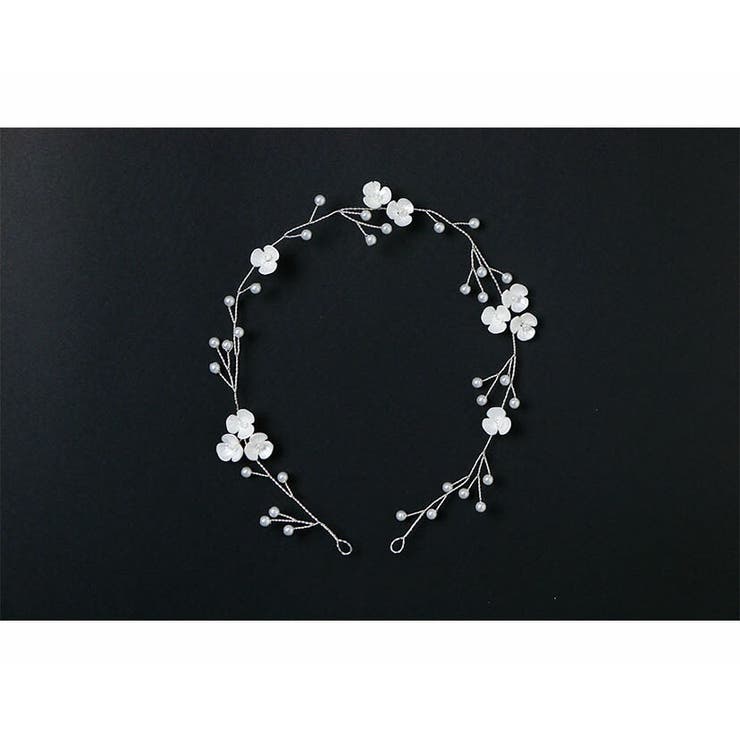 ホワイトフラワーヘッドピース フラワーカチューシャ キャサリンコテージ | Catherine Cottage | 詳細画像7 