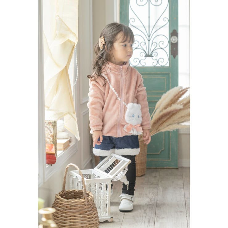 白猫ポシェットフリース ブルゾン ジップアップ | Catherine Cottage | 詳細画像11 