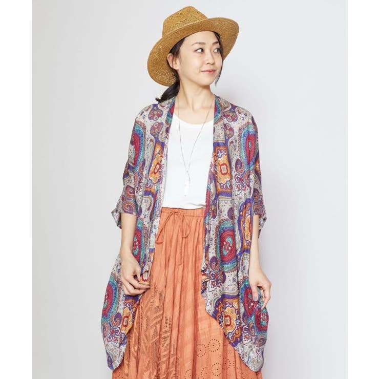 【チャイハネ】エスニック柄スマートカーディガン | アミナコレクション  | 詳細画像18 