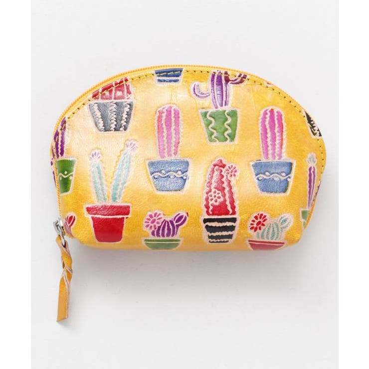 イエロー系 | 【チャイハネ】インド伝統山羊革細工 サンティニミニポーチ | アミナコレクション 