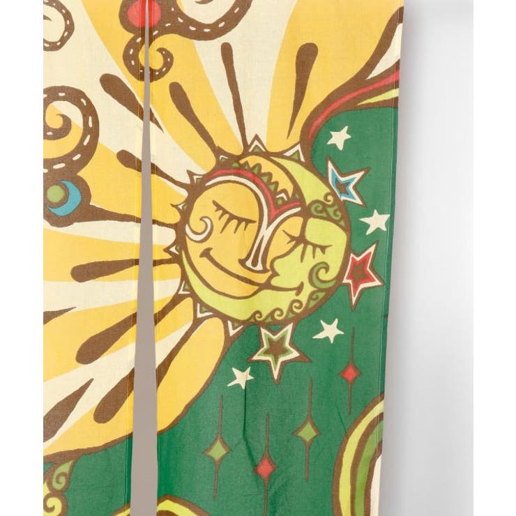 【チャイハネ】サイケデリックSUN＆MOONのれん | アミナコレクション  | 詳細画像8 