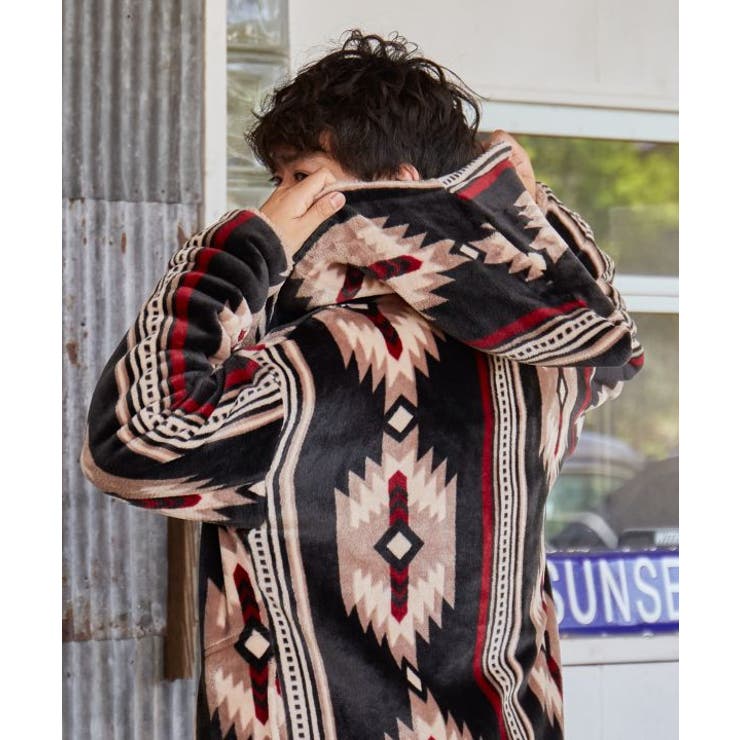 チャイハネ】ノマディ着るブランケット ロングガウン[品番