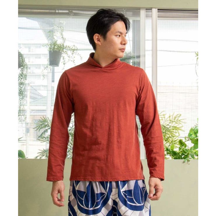 テラコッタ | 【カヤ】さいかとっくりメンズトップス | アミナコレクション