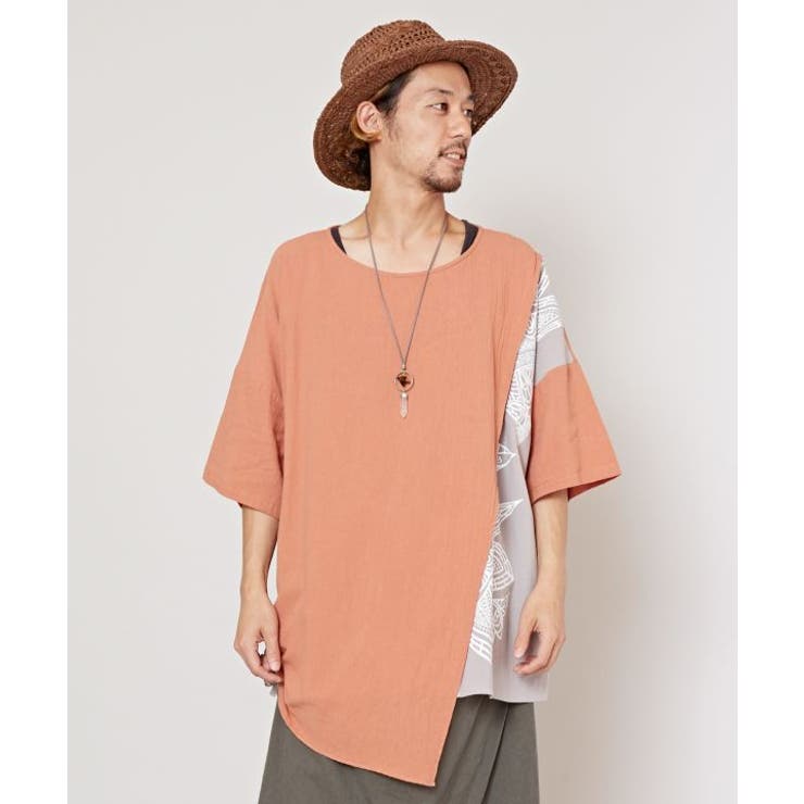 オレンジ系 | 【チャイハネ】スキナド変形MEN'Sトップス | アミナコレクション