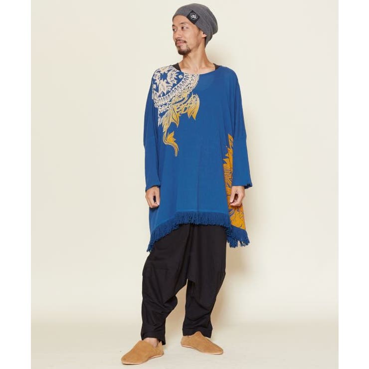 【チャイハネ】yul トライバルフラワービッグシルエットMEN'Sトップス | アミナコレクション | 詳細画像18 