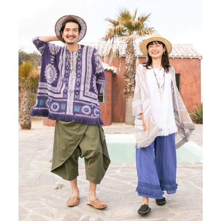 【チャイハネ】シャリンフリンジワイドパンツ | アミナコレクション  | 詳細画像18 