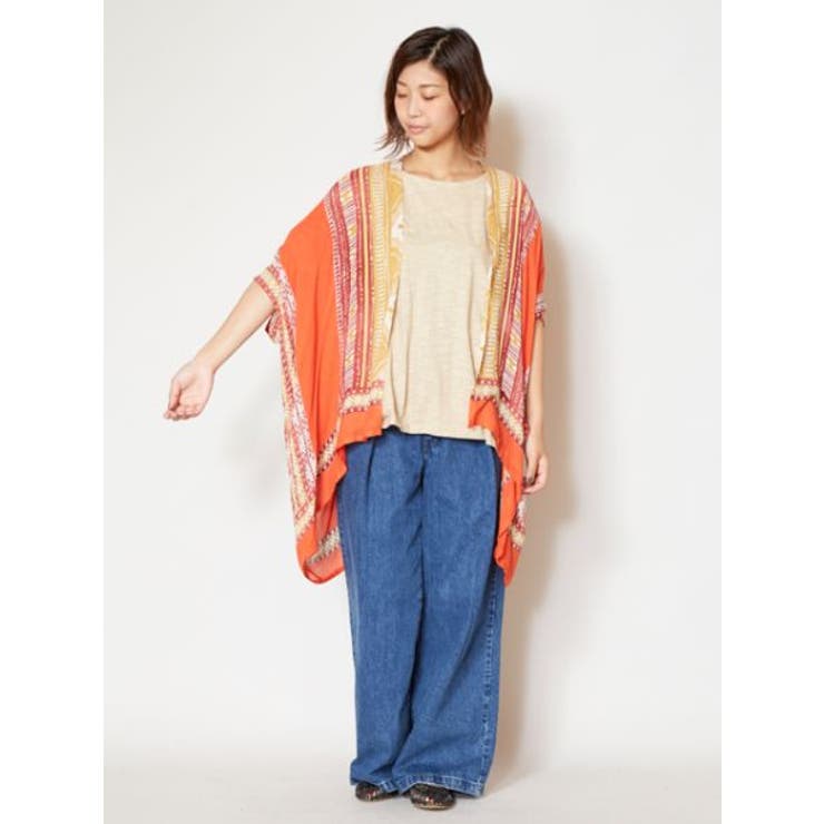 【チャイハネ】エスニック柄スマートカーディガン | アミナコレクション  | 詳細画像8 