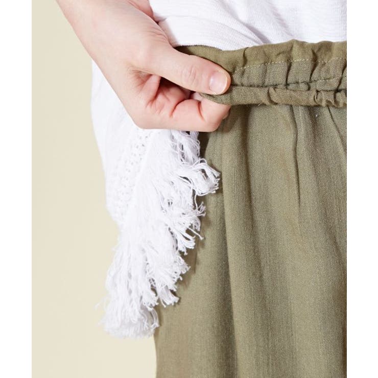 【チャイハネ】シャリンフリンジワイドパンツ | アミナコレクション  | 詳細画像8 