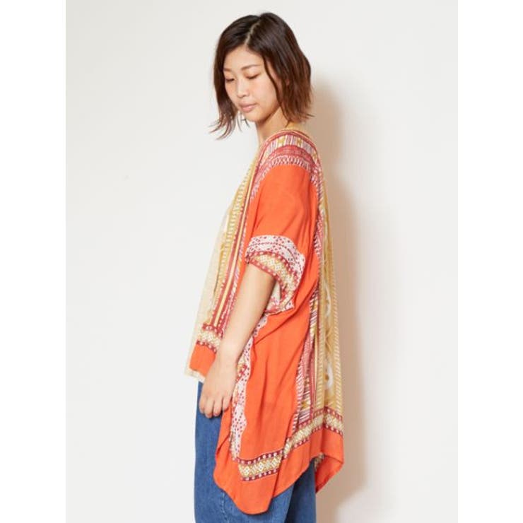 【チャイハネ】エスニック柄スマートカーディガン | アミナコレクション  | 詳細画像9 