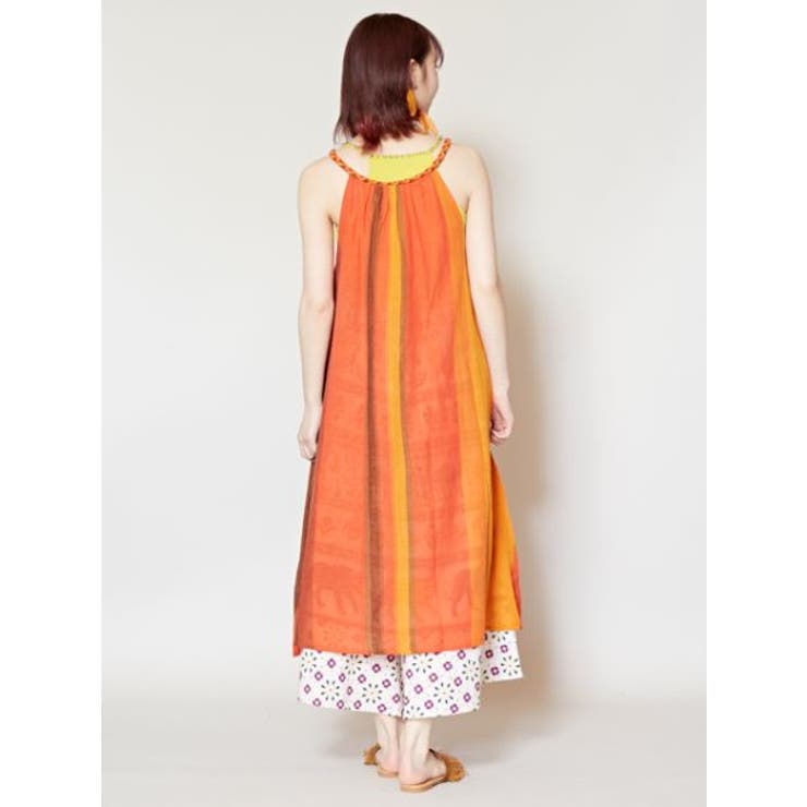 【チャイハネ】カラパナストライプワンピース | アミナコレクション  | 詳細画像16 