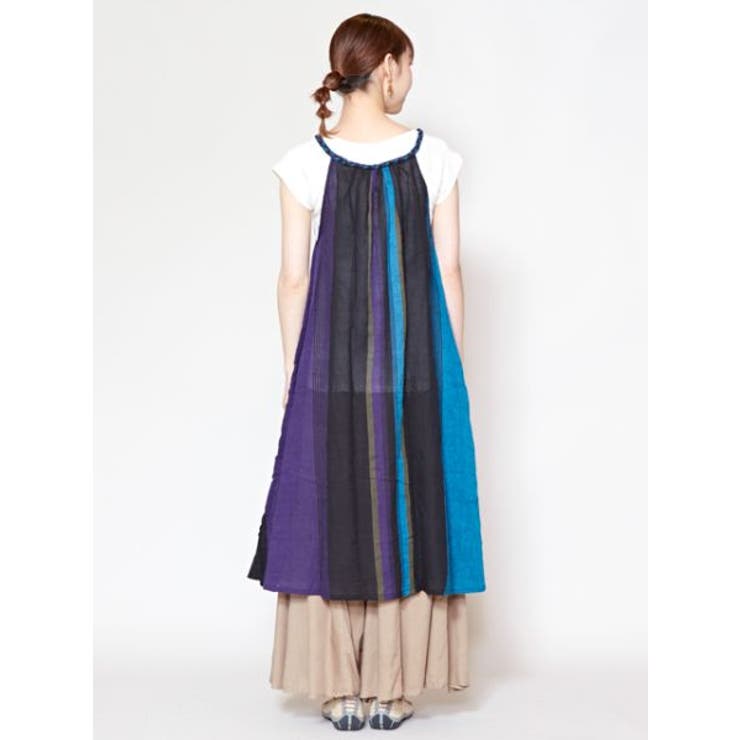 【チャイハネ】カラパナストライプワンピース | アミナコレクション  | 詳細画像6 