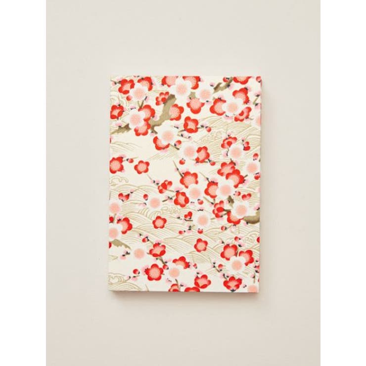 ホワイト | 【岩座】友禅御朱印帳／梅 | アミナコレクション 