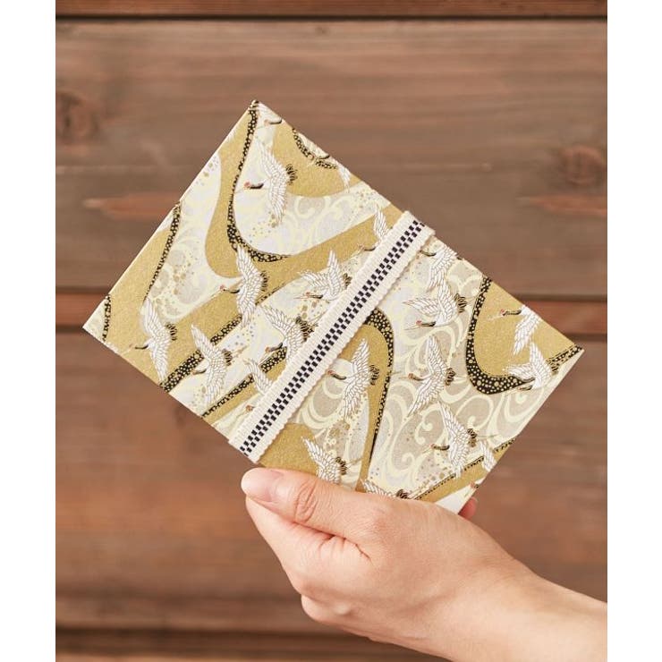 【岩座】友禅御朱印帳／丹頂鶴 | アミナコレクション  | 詳細画像2 