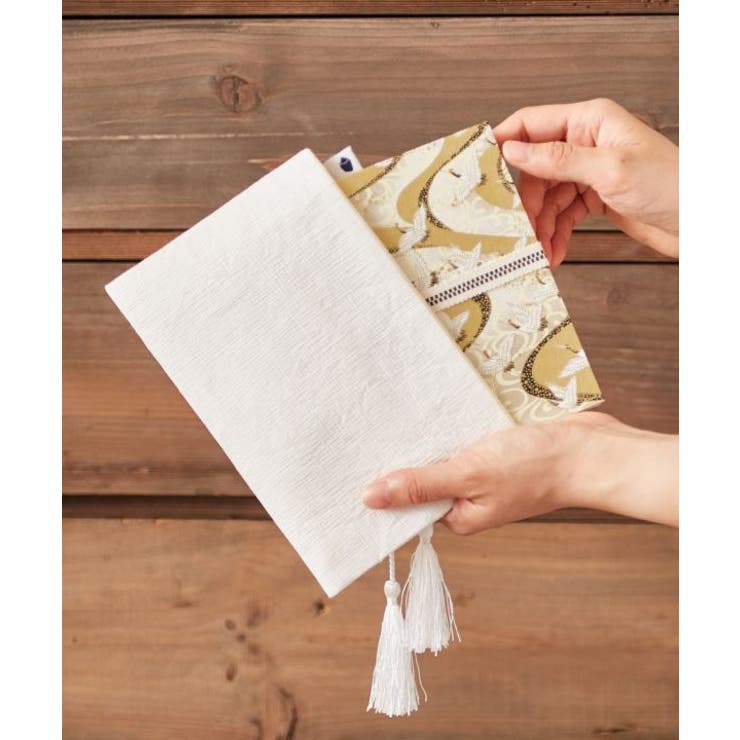 【岩座】友禅御朱印帳／丹頂鶴 | アミナコレクション  | 詳細画像3 