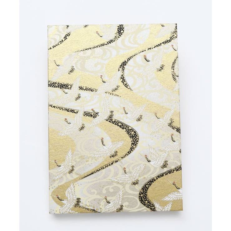 ゴールド | 【岩座】友禅御朱印帳／丹頂鶴 | アミナコレクション 