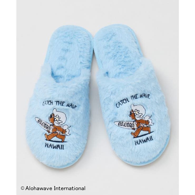 【カヒコ】ファースリッパ【ALOHA MAPUA】 | アミナコレクション  | 詳細画像2 
