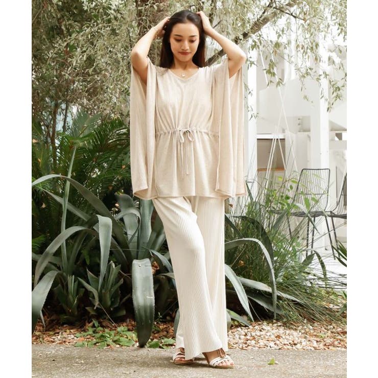 【カヒコ】プアラニプリーツパンツ | アミナコレクション  | 詳細画像1 