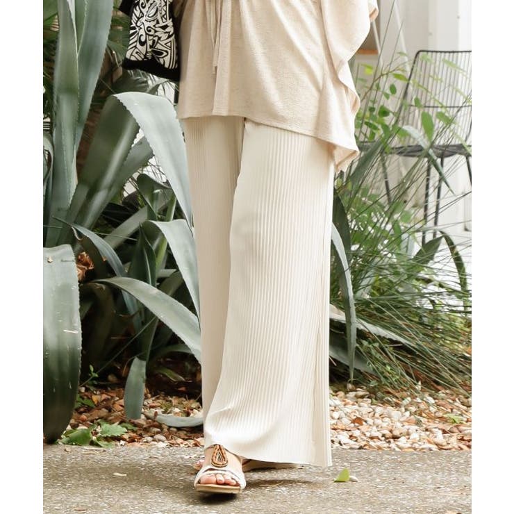 【カヒコ】プアラニプリーツパンツ | アミナコレクション  | 詳細画像3 