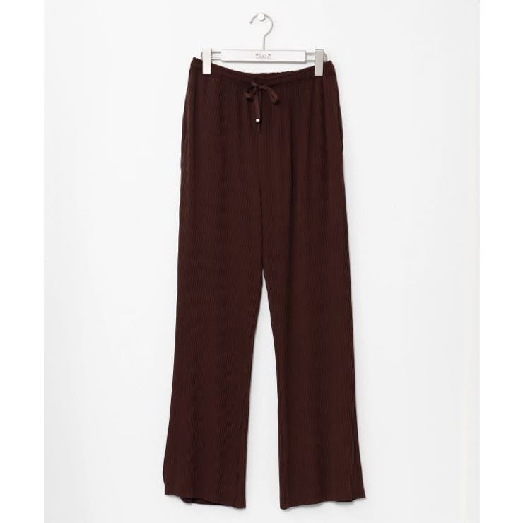ダークブラウン | 【カヒコ】プアラニプリーツパンツ | アミナコレクション 