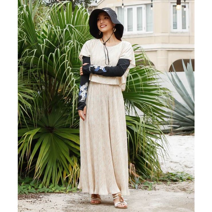 【カヒコ】プラマセットトップス＆ノースリーブワンピース | アミナコレクション  | 詳細画像3 