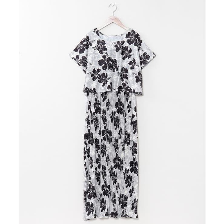 ブラックミックス | 【カヒコ】プラマセットトップス＆ノースリーブワンピース | アミナコレクション 