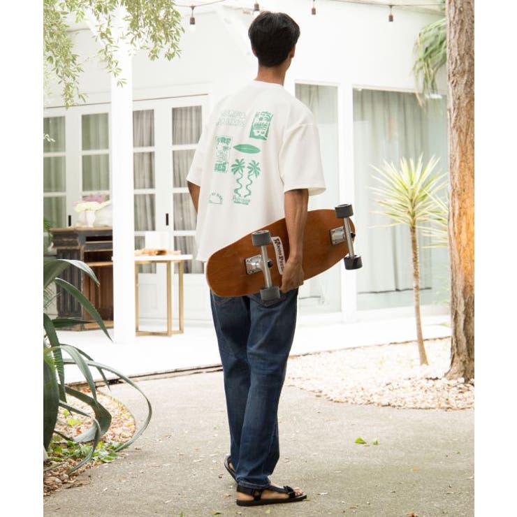 【カヒコ】レイキーメンズTシャツ【SURF&Palms】 | アミナコレクション  | 詳細画像2 