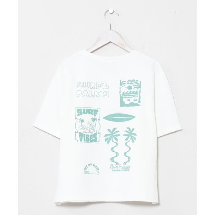 【カヒコ】レイキーTシャツ【SURF&Palms】 | アミナコレクション  | 詳細画像19 