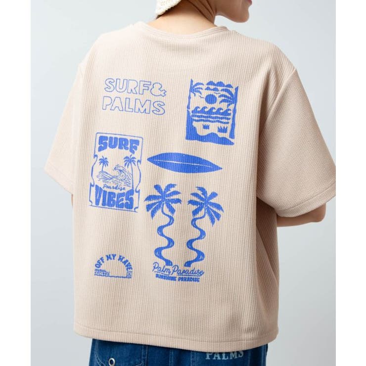 【カヒコ】レイキーTシャツ【SURF&Palms】 | アミナコレクション  | 詳細画像8 